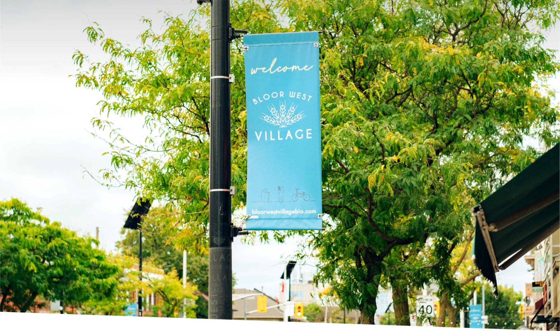 West Toronto neighbourhood streetscape